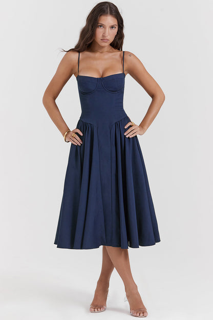 ROMA™ - CORSET-BODICE MAXI DRESS