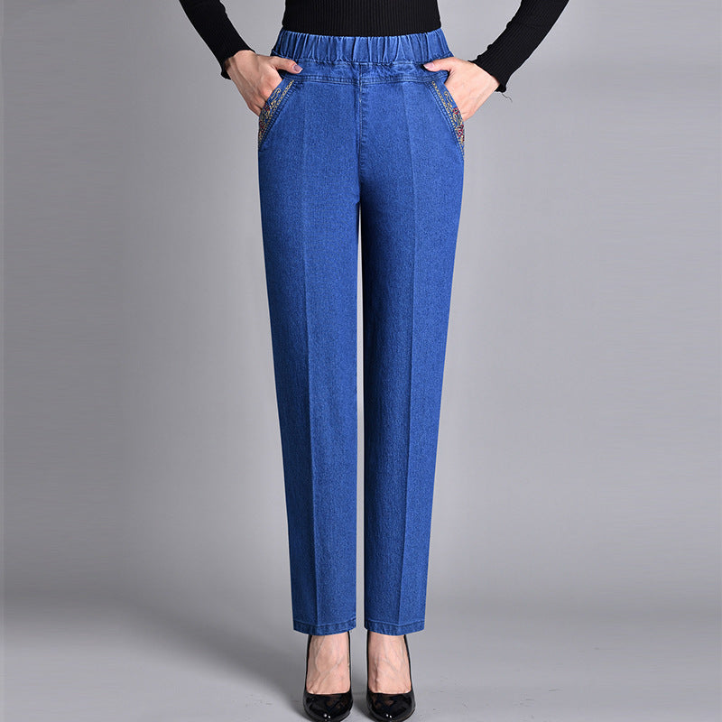 LALUNA™ - ELASTICATED JEANS