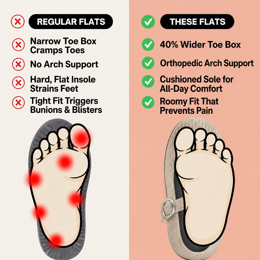 AMBYLA™ - BAREFOOT COMFORT FLATS