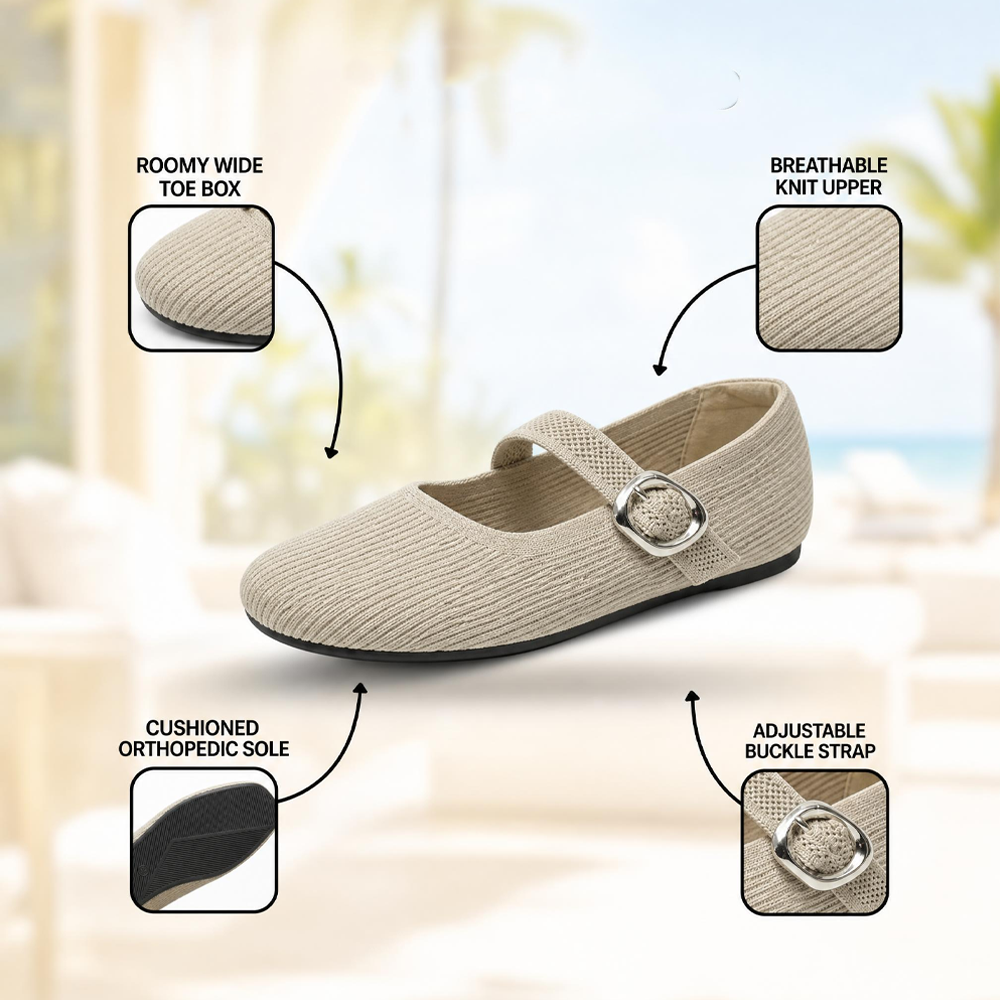 AMBYLA™ - BAREFOOT COMFORT FLATS